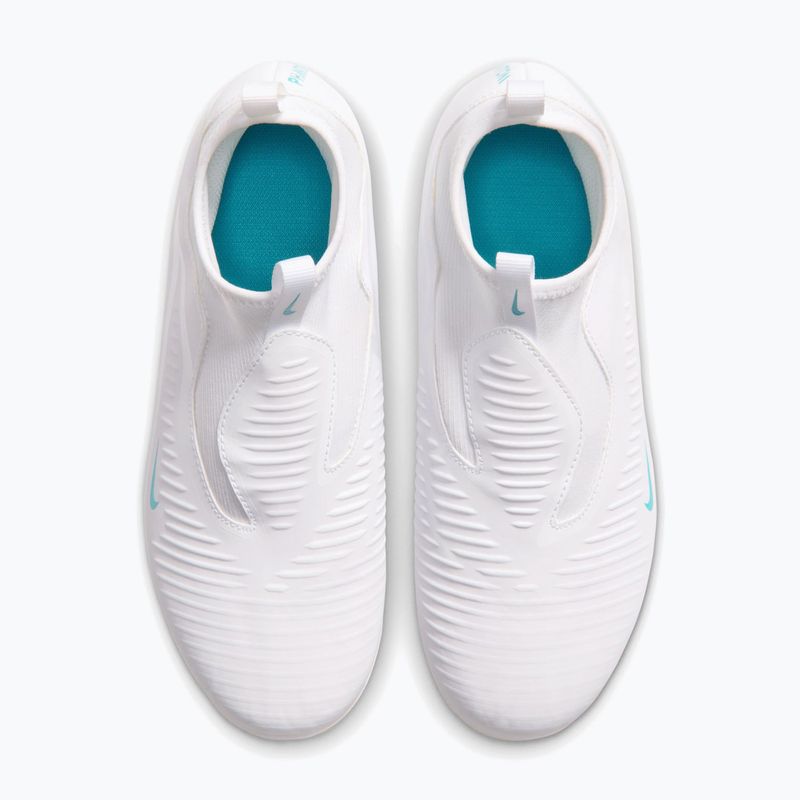 Detské kopačky Nike Phantom 6 High Academy Jr FG/MG white/white/dusty cactus 3