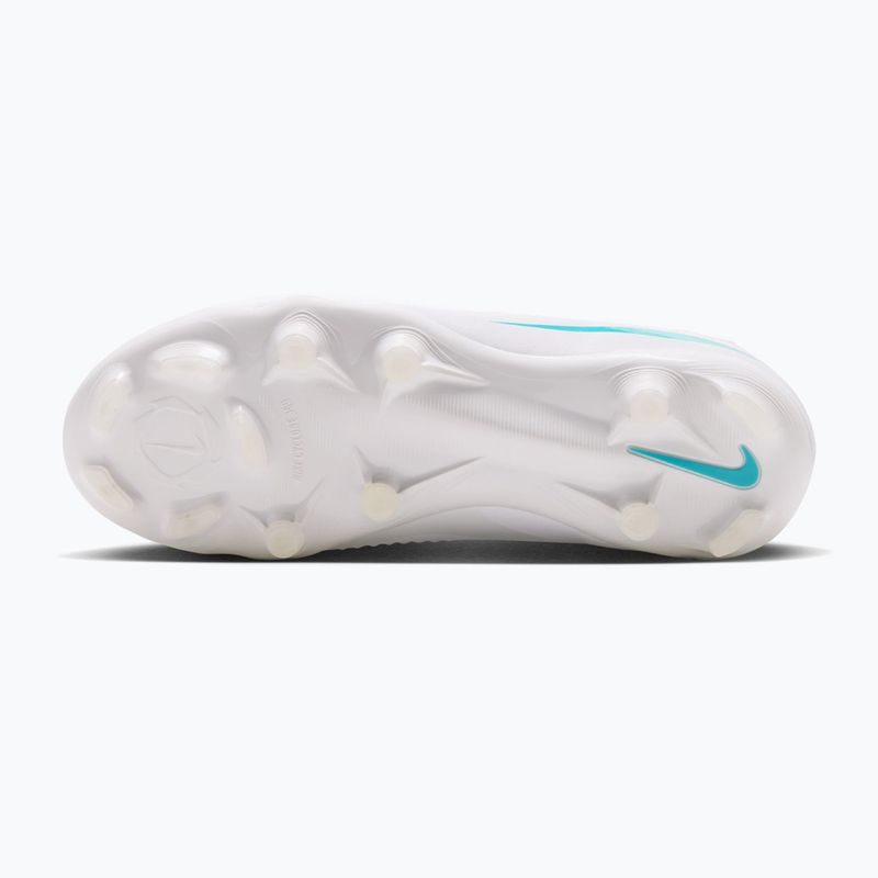 Detské kopačky Nike Phantom 6 High Academy Jr FG/MG white/white/dusty cactus 4