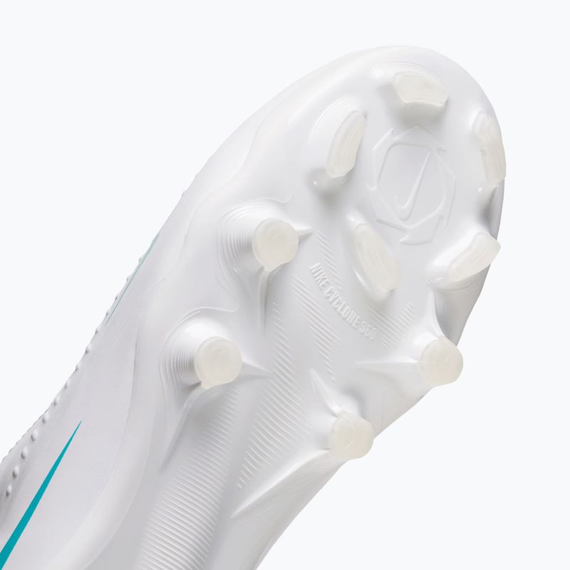 Detské kopačky Nike Phantom 6 High Academy Jr FG/MG white/white/dusty cactus 5