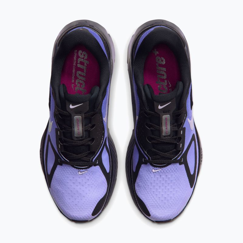 Dámske bežecké topánky Nike Structure Plus Black/Persian Violet/Metallic Silver 3