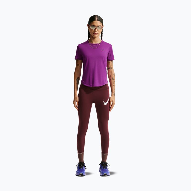 Dámske bežecké tričko Nike Tempo SS bold berry 2