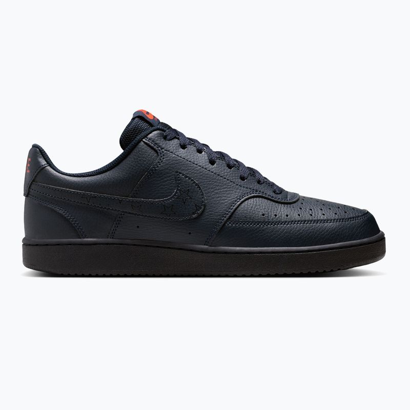 Pánske topánky Nike Court Vision Low Next Nature dark obsidian/picante red/dark obsidian