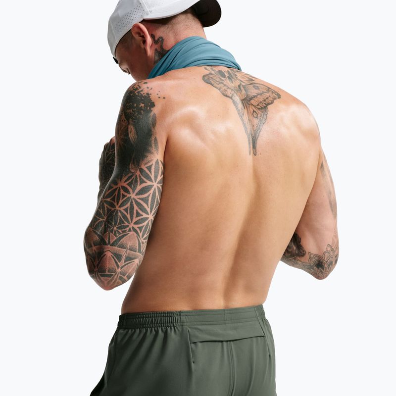 Pánske bežecké nohavice Nike Miler Dri-Fit Woven camo green/mineral slate 5