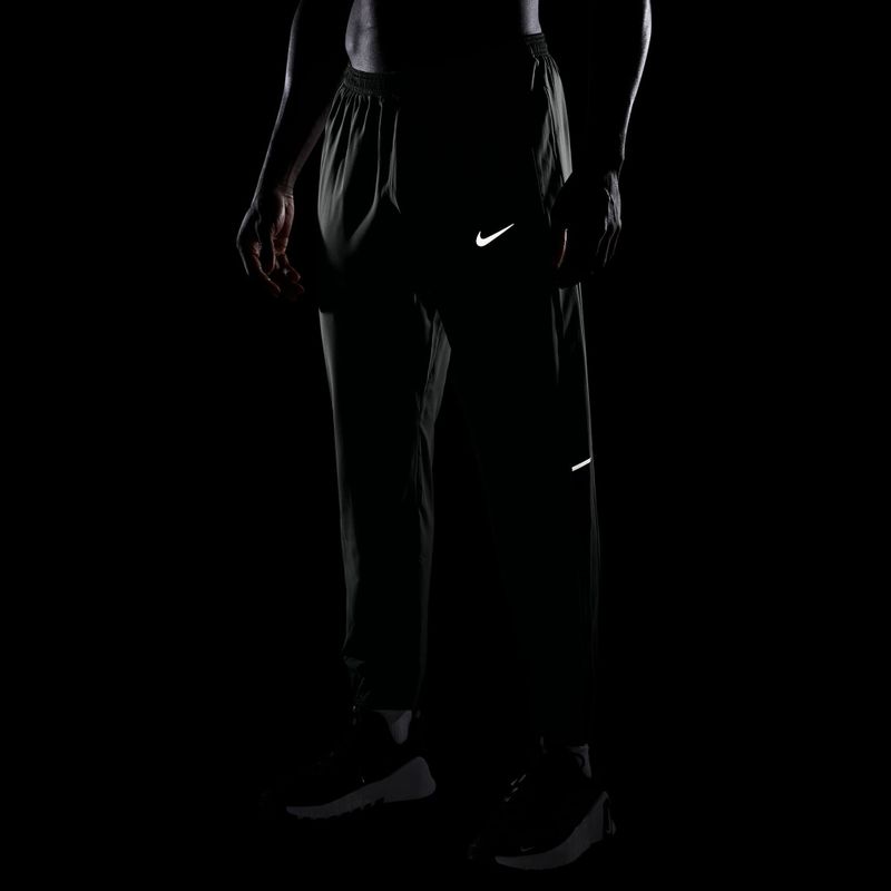 Pánske bežecké nohavice Nike Miler Dri-Fit Woven camo green/mineral slate 8