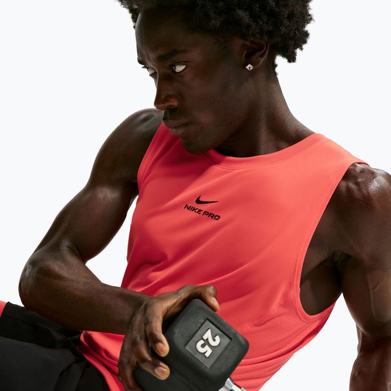 Pánske tréningové tričko Nike Pro Training Dri-Fit laser crimson/black 6