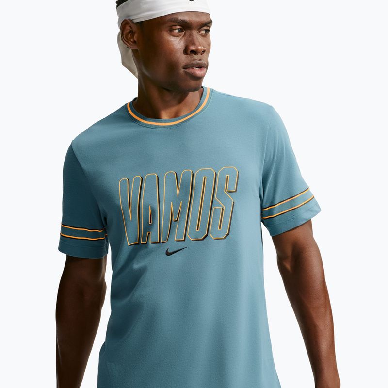 Pánske tričko Nike Court Dri-FIT Cotton smokey blue 4