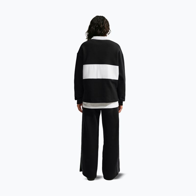 Dámska mikina Nike Studio Fleece Medium Weight total black/sail/sail 3