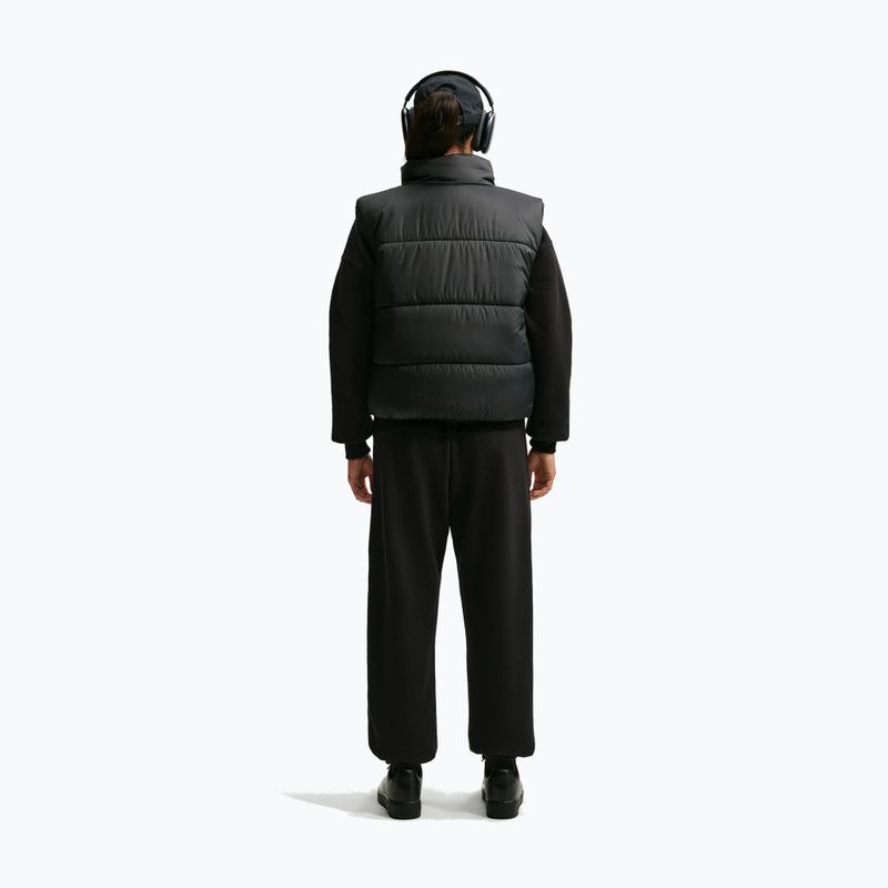 Dámske nohavice Nike Studio Fleece Medium Weight total black/sail 3