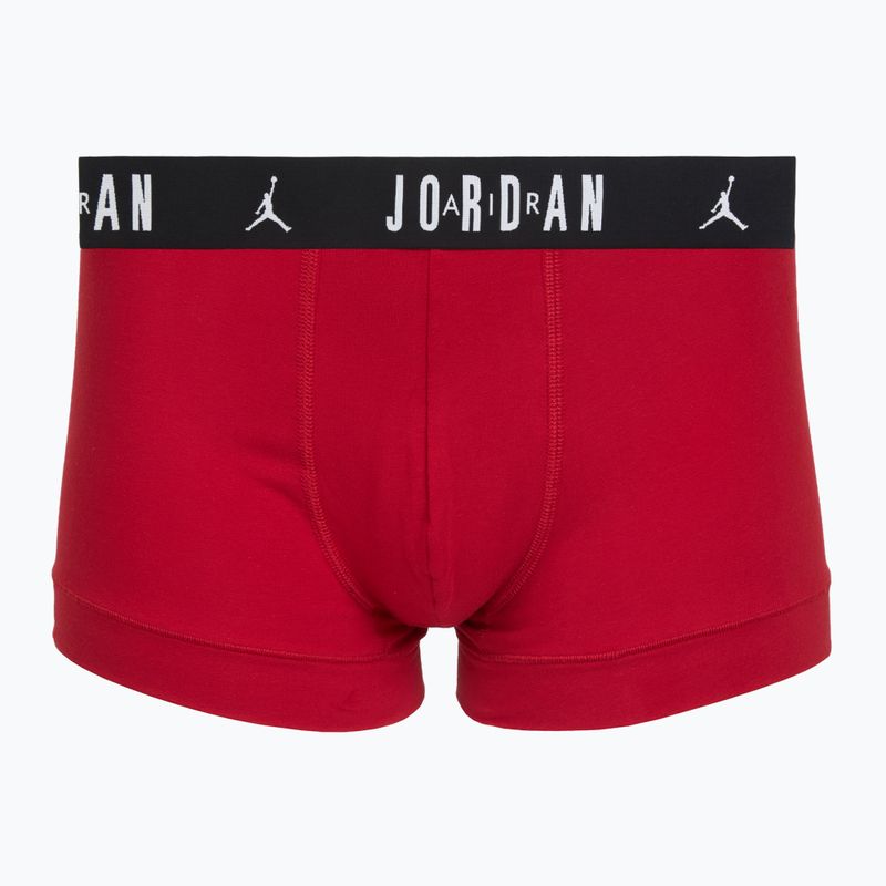 Pánske boxerky Nike Jordan Cotton Trunk 5pk gym red/black 4