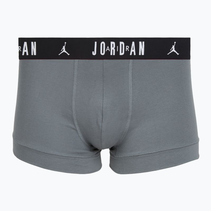 Pánske boxerky Nike Jordan Cotton Trunk 5pk gym red/black 6