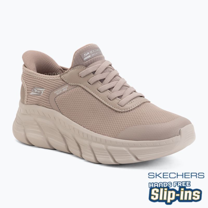 Dámske topánky SKECHERS Bobs B Flex Hi Linear Force gray