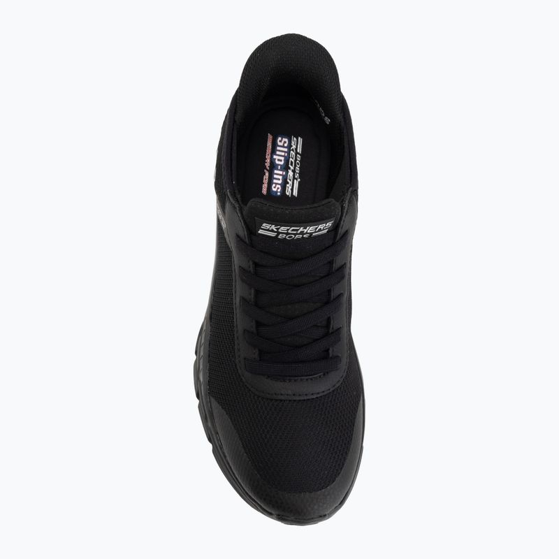 Dámske topánky SKECHERS Bobs B Flex Hi Linear Force black 5