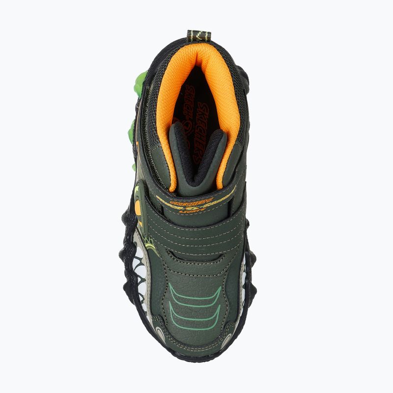 Detské snehule SKECHERS Skech-O-Saurus Lights 2.0 green 5