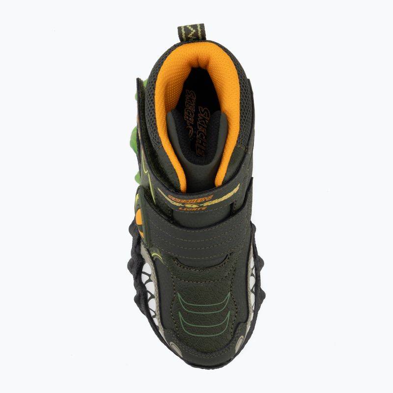 Detské snehule SKECHERS Skech-O-Saurus Lights 2.0 green 5
