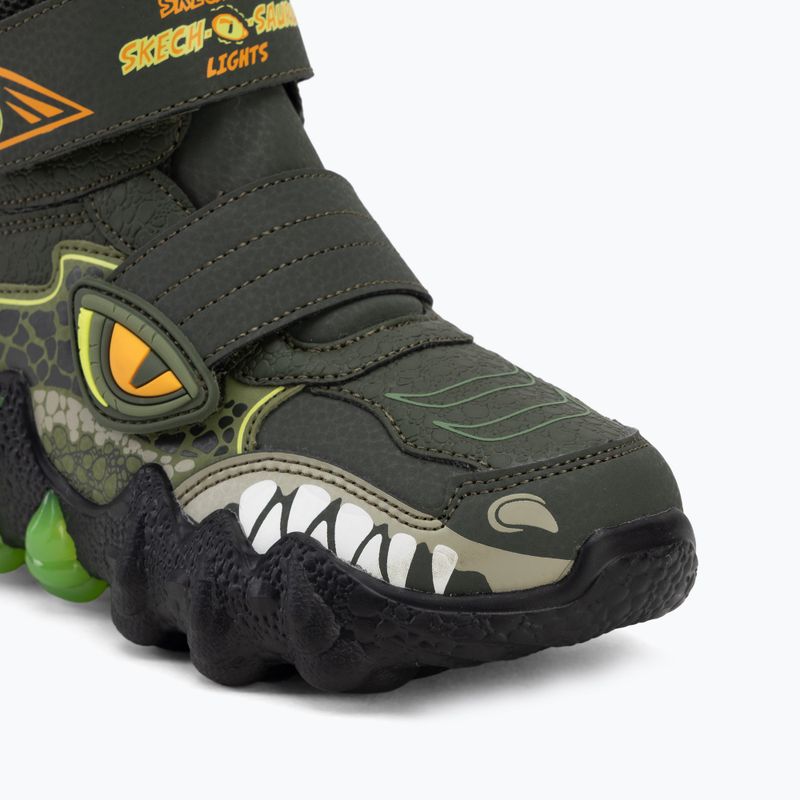 Detské snehule SKECHERS Skech-O-Saurus Lights 2.0 green 7