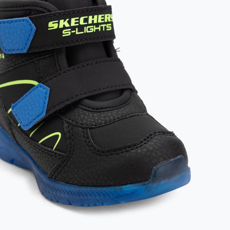 Detské topánky SKECHERS Illumi-Brights Splash Beams black/blue/lime 7
