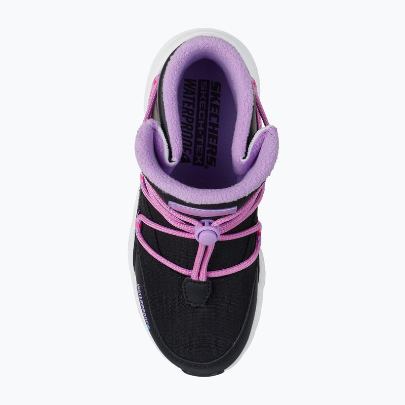 Detské snehule SKECHERS Turbo Tread Black 6