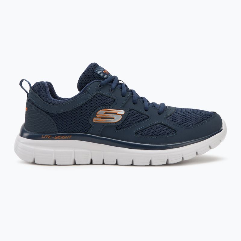 Pánske topánky SKECHERS Burns Agoura navy/orange 2