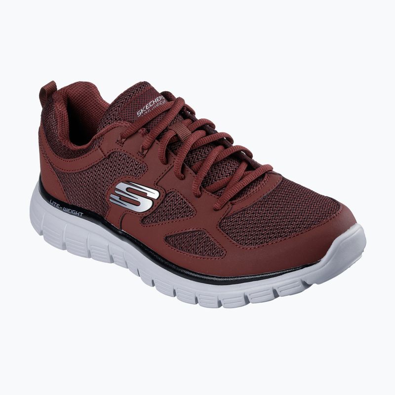 Pánske topánky SKECHERS Burns Agoura burgundy
