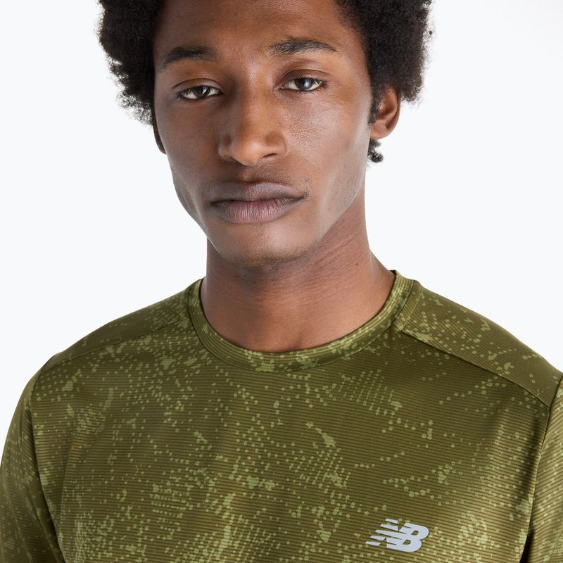 Pánske tričko New Balance Essentials Printed T-Shirt wakame/sport green 4