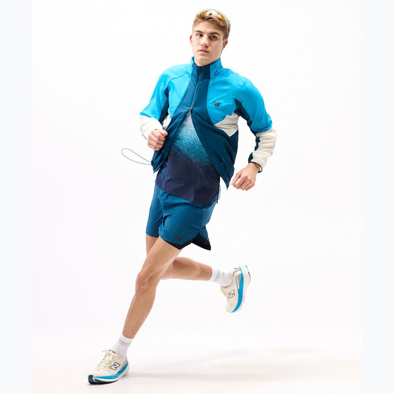 Pánske bežecké šortky New Balance Run Essentials 5" Short streamsong 8