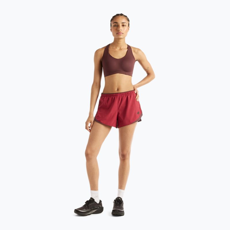Dámske bežecké šortky New Balance Run Essentials 3" Short podium red 2