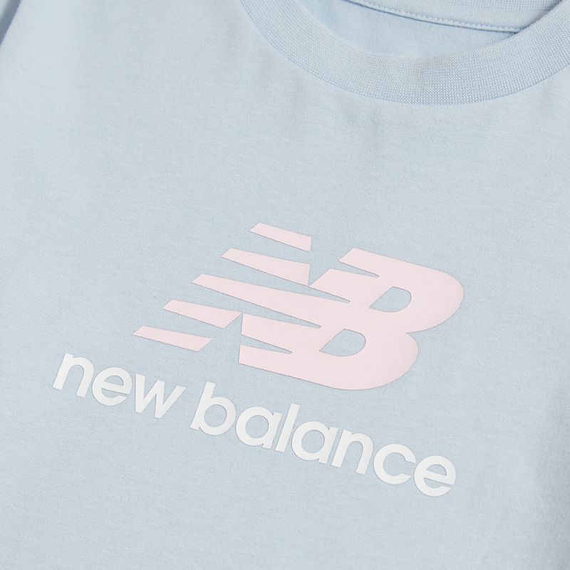Detské tričko New Balance Jersey Stacked Logo Tee oxford blue 3