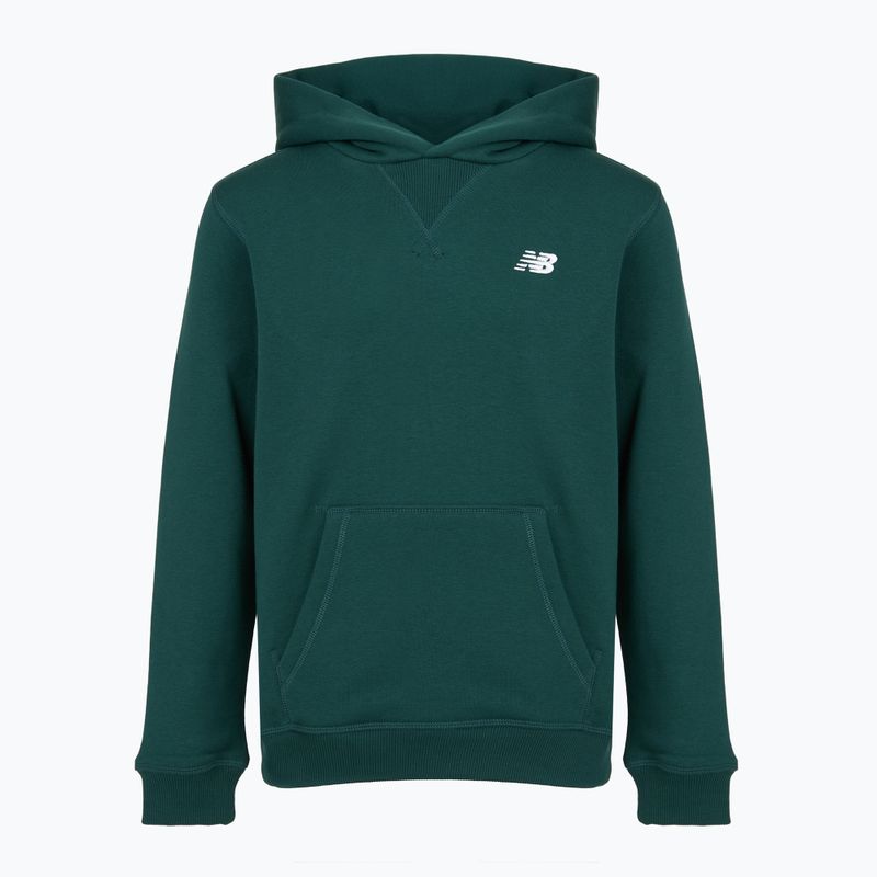 Detská mikina New Balance Brush Back Small Logo Hoodie medusa green 6