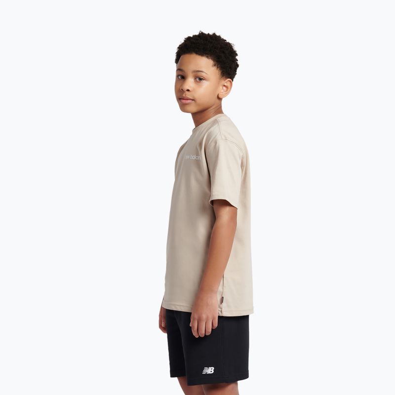 Detské tričko New Balance 574 Shoe Graphic Tee timberwolf 4