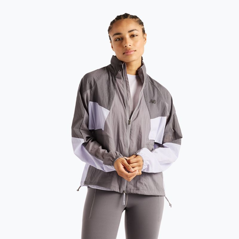 Dámska bežecká bunda New Balance Reflective RC Jacket neptune grey
