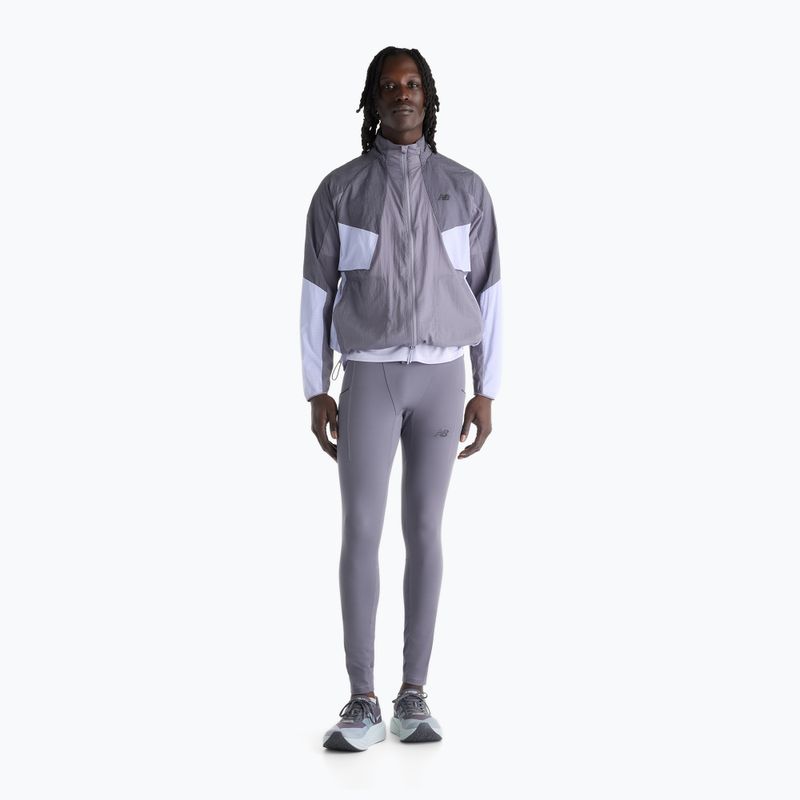 Pánska bežecká bunda New Balance Reflective RC Jacket off-line grey/smoked violet 2