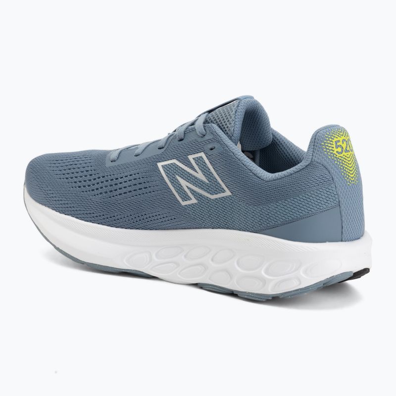 Pánske bežecké topánky New Balance Fresh Foam 520's V9 zinc blue/light arctic grey/silver metallic 3