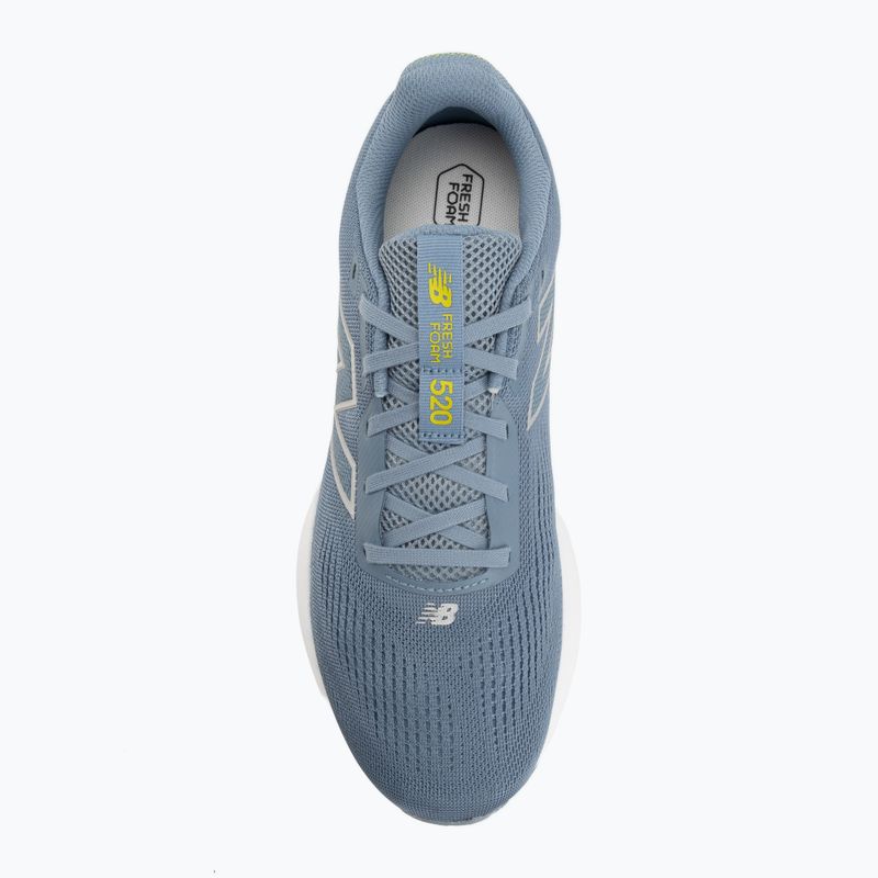 Pánske bežecké topánky New Balance Fresh Foam 520's V9 zinc blue/light arctic grey/silver metallic 5