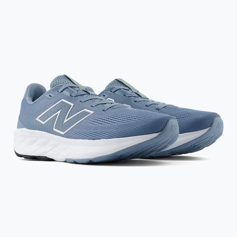 Pánske bežecké topánky New Balance Fresh Foam 520's V9 zinc blue/light arctic grey/silver metallic 4