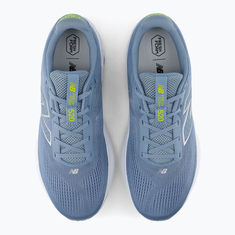 Pánske bežecké topánky New Balance Fresh Foam 520's V9 zinc blue/light arctic grey/silver metallic 7