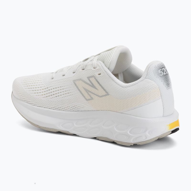 Pánske bežecké topánky New Balance Fresh Foam 520's V9 white/silver metallic/satsuma orange 3