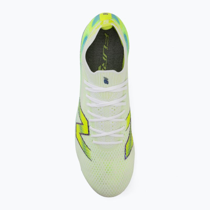 Kopačky New Balance Furon Elite V9 FG white/alkaline green 5