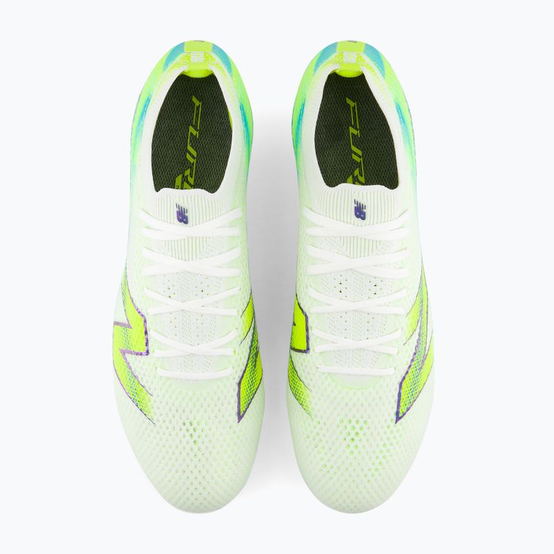 Kopačky New Balance Furon Elite V9 FG white/alkaline green 4