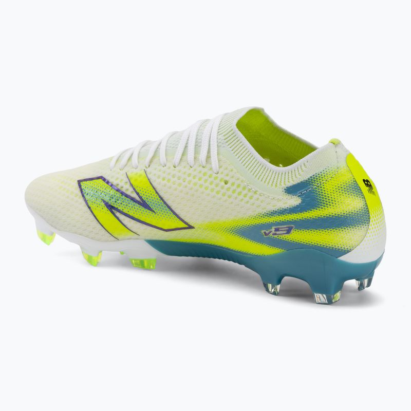 Kopačky New Balance Furon Pro V9 FG white/alkaline green 3