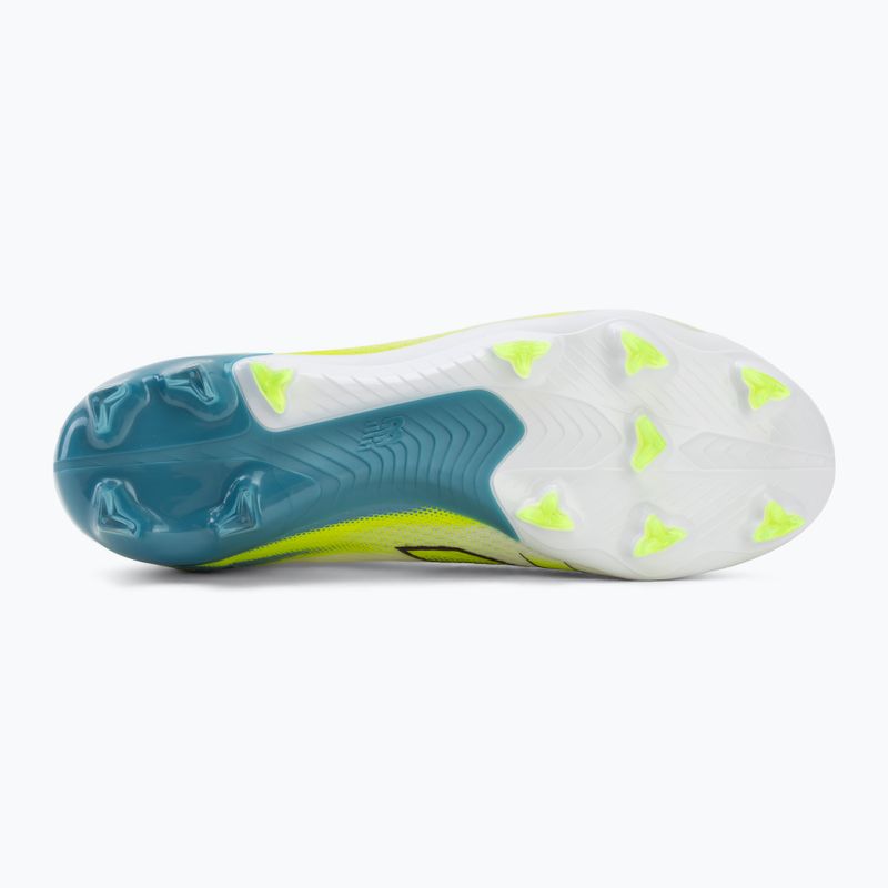 Kopačky New Balance Furon Pro V9 FG white/alkaline green 4