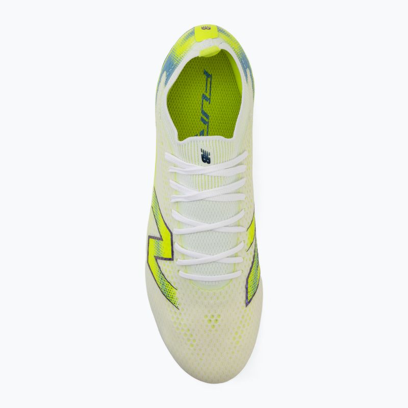 Kopačky New Balance Furon Pro V9 FG white/alkaline green 5