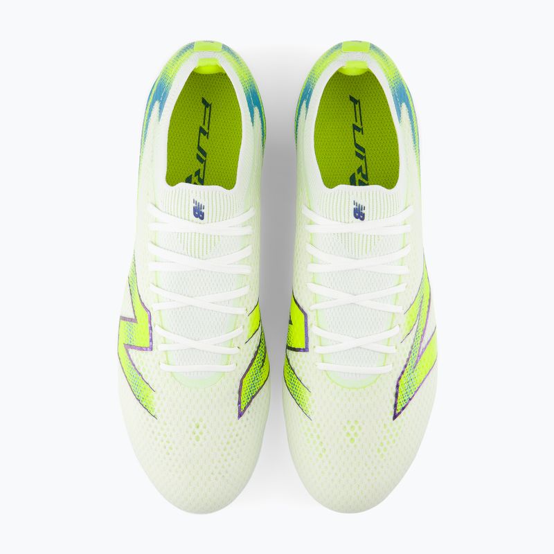 Kopačky New Balance Furon Pro V9 FG white/alkaline green 6