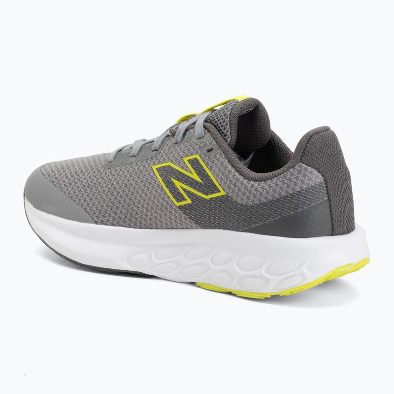 Detské bežecké topánky New Balance 520's Lace V9 grey matter/Ssate grey/alkaline green 3