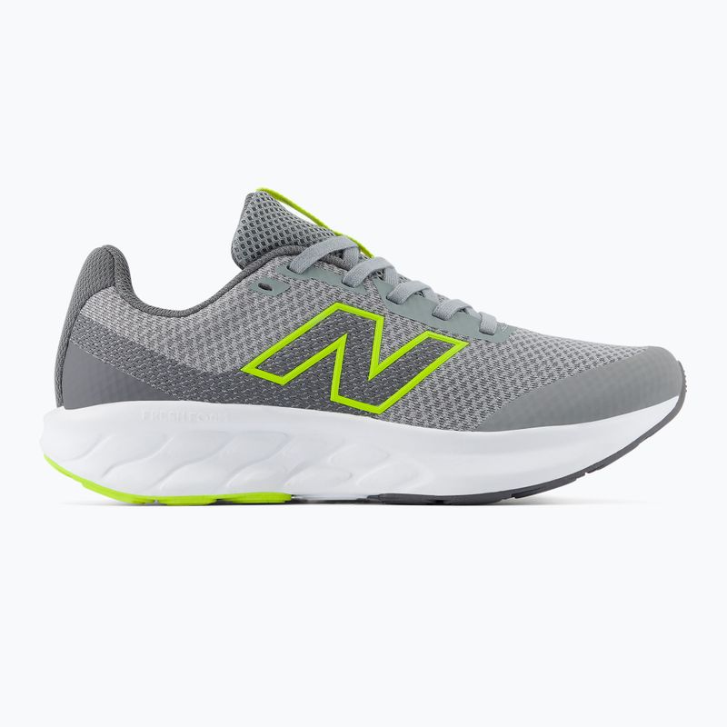 Detské bežecké topánky New Balance 520's Lace V9 grey matter/Ssate grey/alkaline green 2