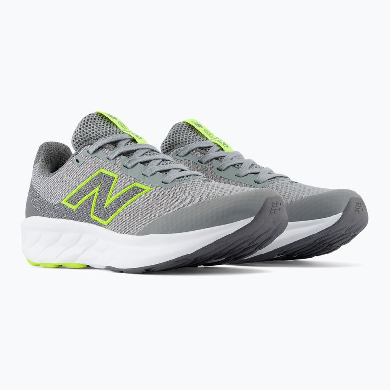 Detské bežecké topánky New Balance 520's Lace V9 grey matter/Ssate grey/alkaline green 4