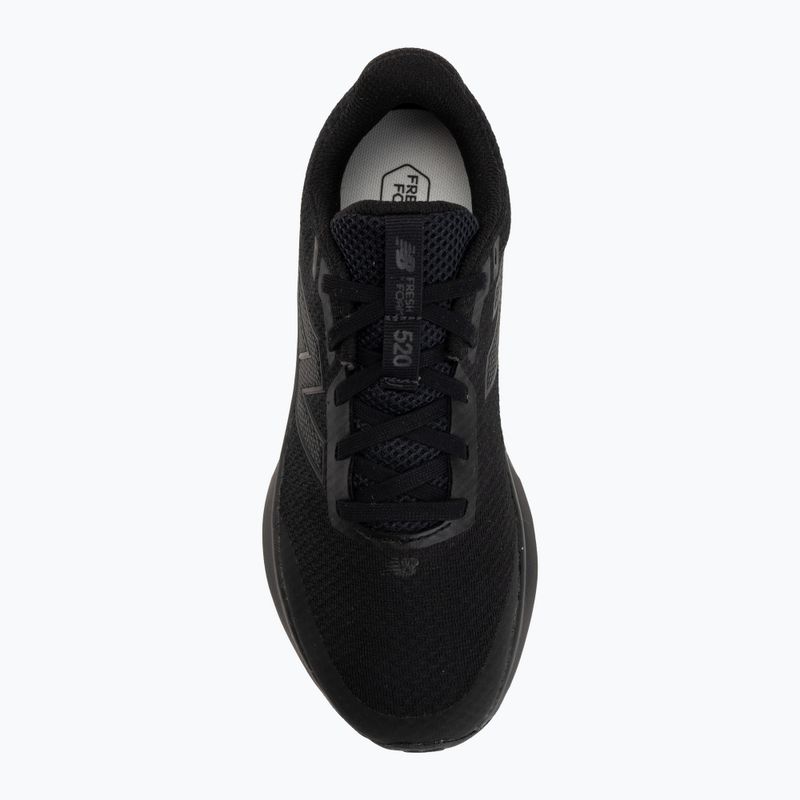 Detské bežecké topánky New Balance 520's Lace V9 black/black/black 5