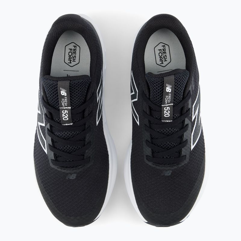 Detské bežecké topánky New Balance 520's Lace V9 black/white/black 7
