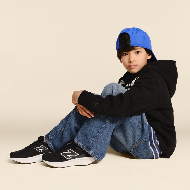 Detské bežecké topánky New Balance 520's Lace V9 black/white/black 9