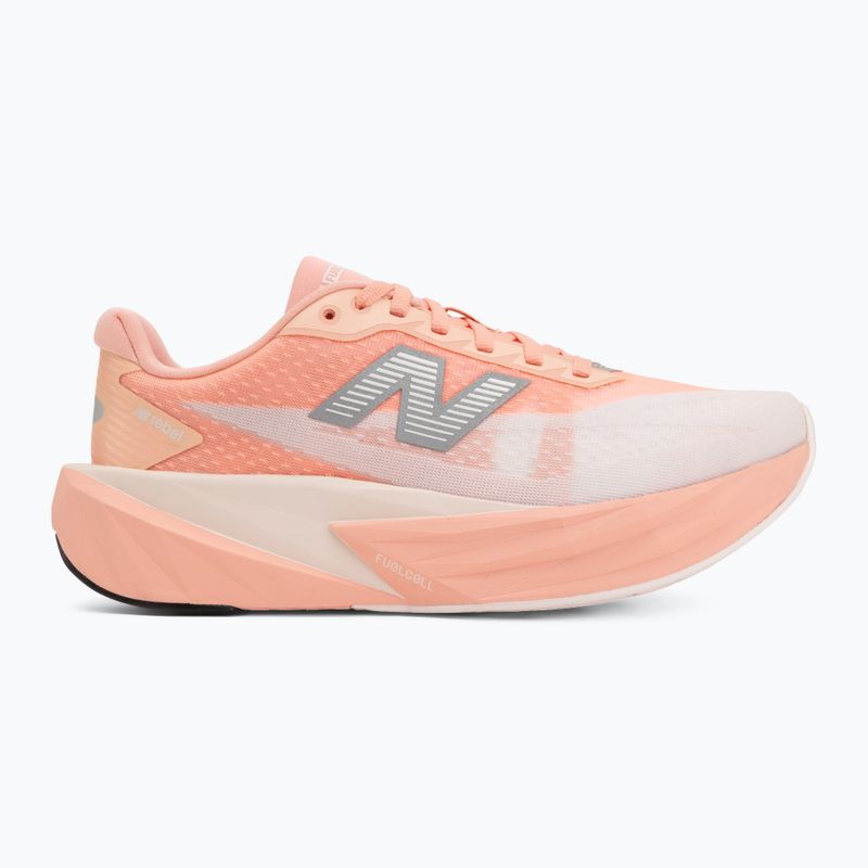 Dámske bežecké topánky New Balance FuelCell Rebel V5 pink lemonade/pink salt 2