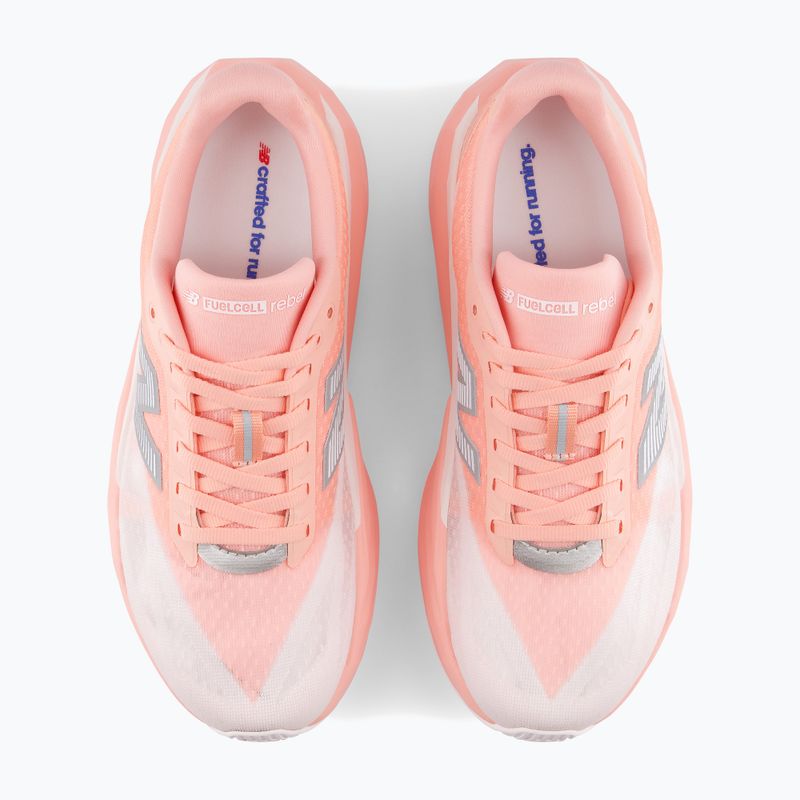 Dámske bežecké topánky New Balance FuelCell Rebel V5 pink lemonade/pink salt 5